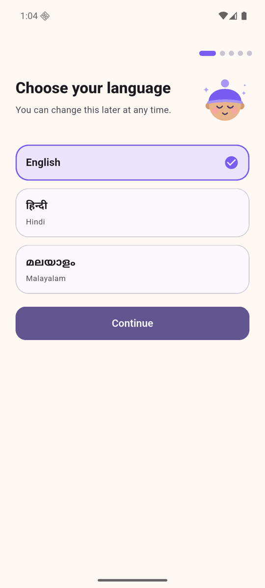 Choosing a language